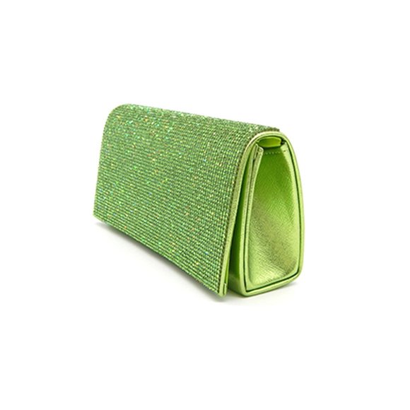 Bling Solid Evening Clutch Crossbody Bag - Picture 2 of 3